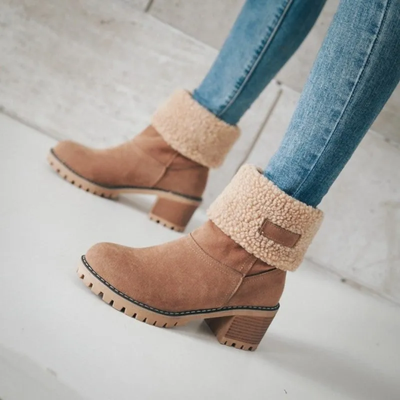 Womens Winter Lined Boots