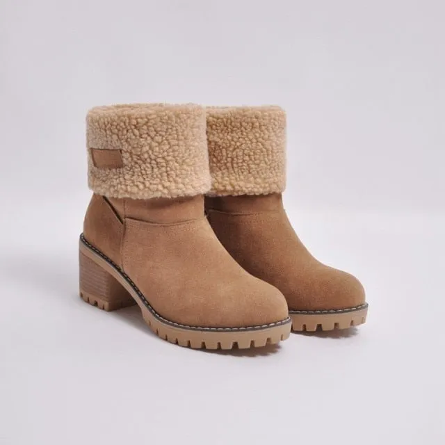 Womens Winter Lined Boots