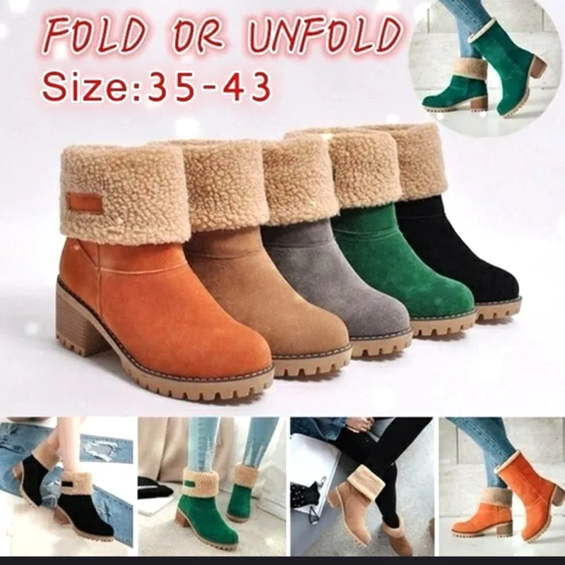 Womens Winter Lined Boots