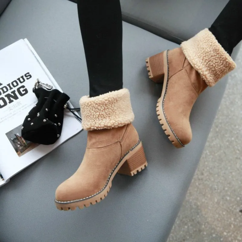 Womens Winter Lined Boots