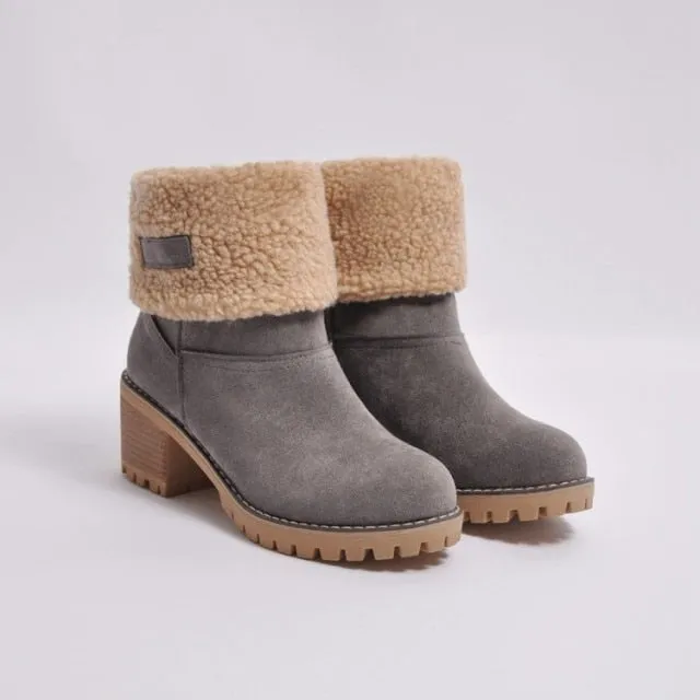 Womens Winter Lined Boots