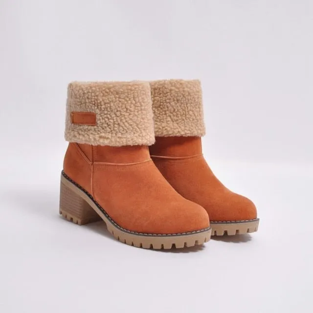Womens Winter Lined Boots