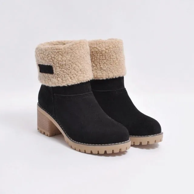 Womens Winter Lined Boots