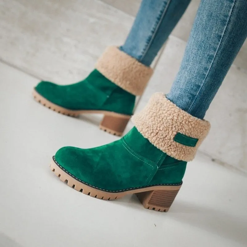 Womens Winter Lined Boots