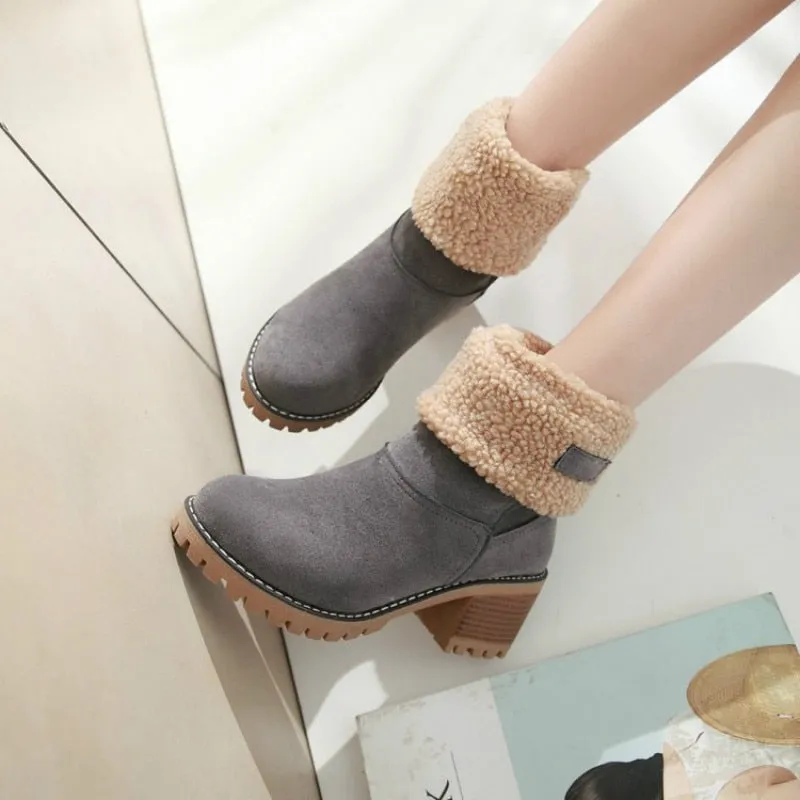 Womens Winter Lined Boots