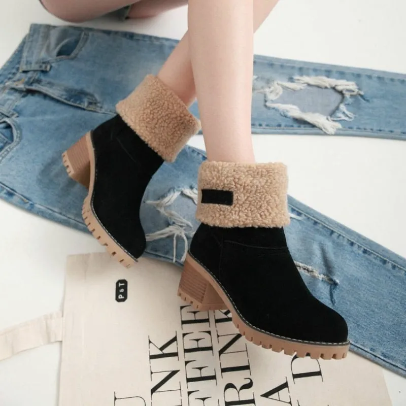 Womens Winter Lined Boots