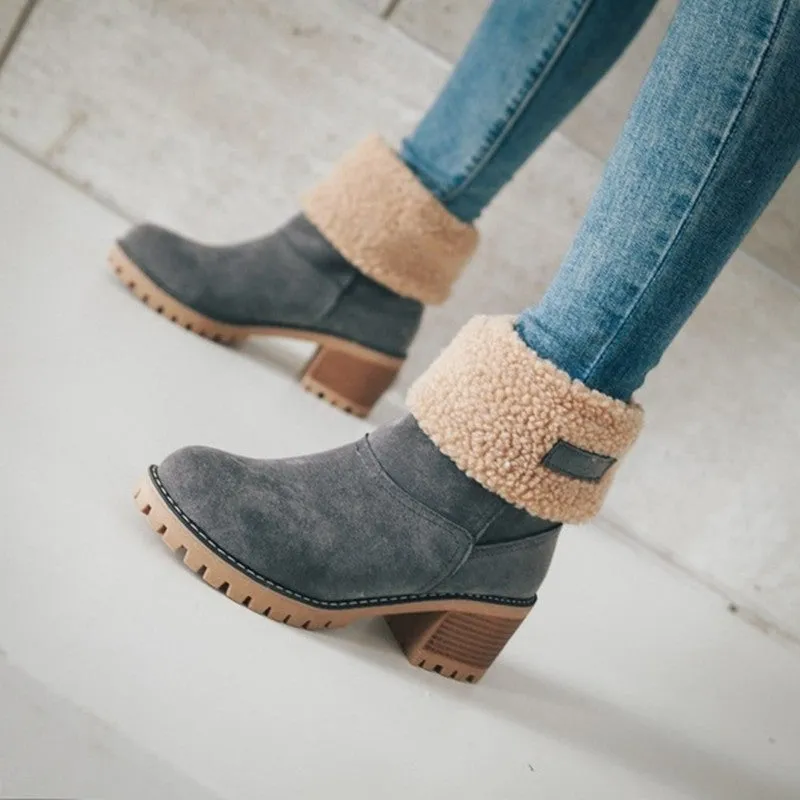 Womens Winter Lined Boots