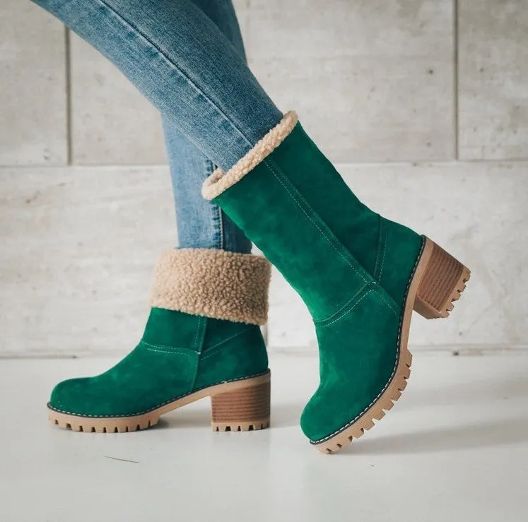 Womens Winter Lined Boots