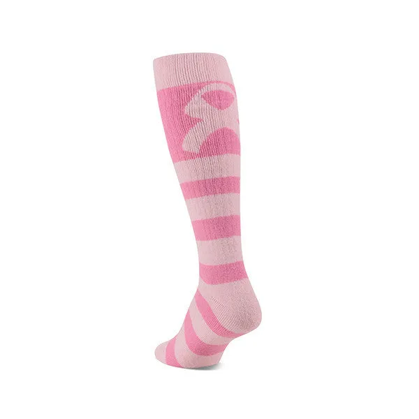 World's Softest Classic Pink Ribbon Knee High Socks (Women's)