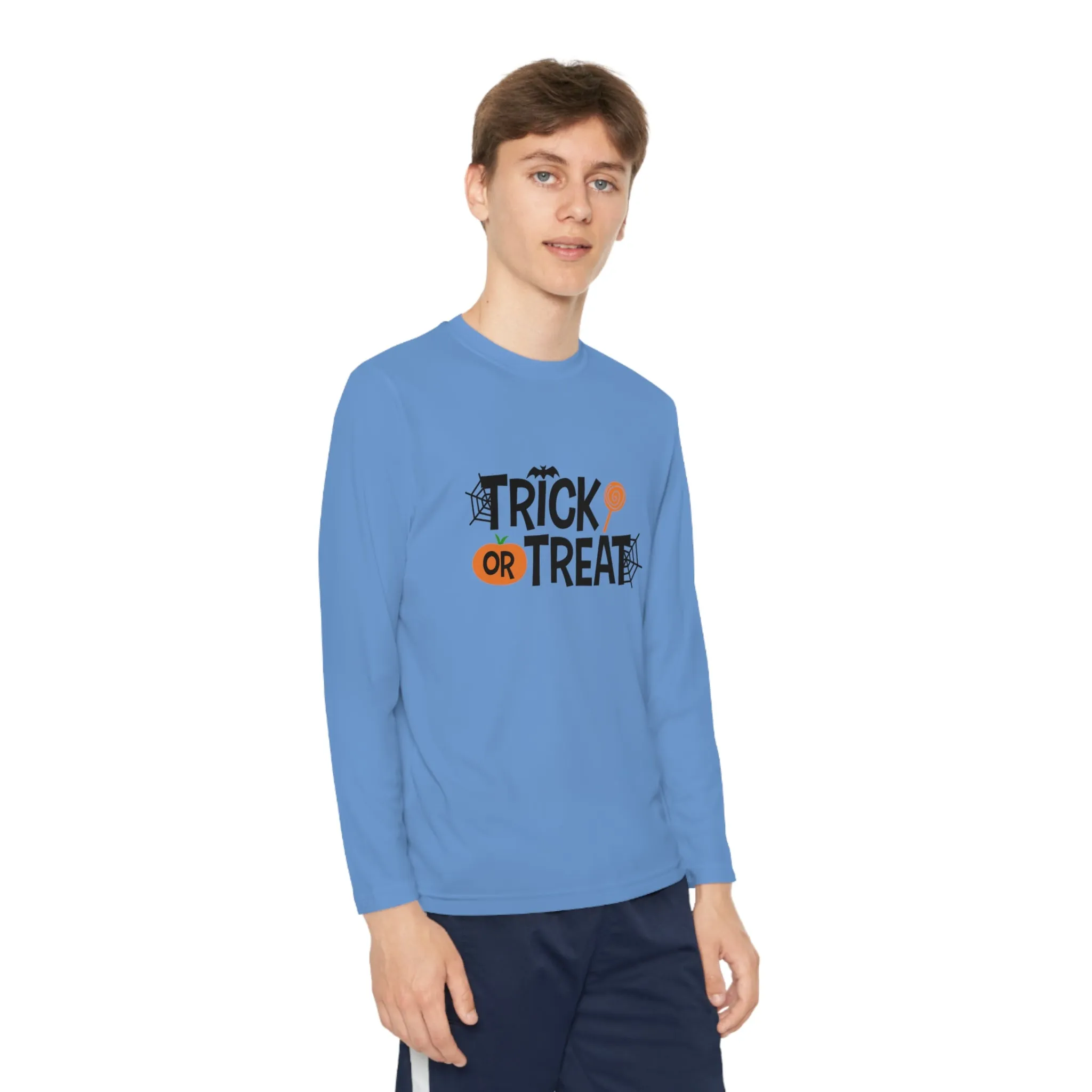 Youth Long Sleeve Trick Or Treat Tee