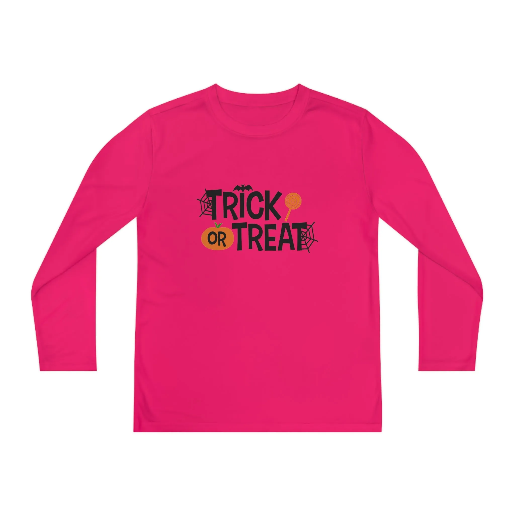 Youth Long Sleeve Trick Or Treat Tee