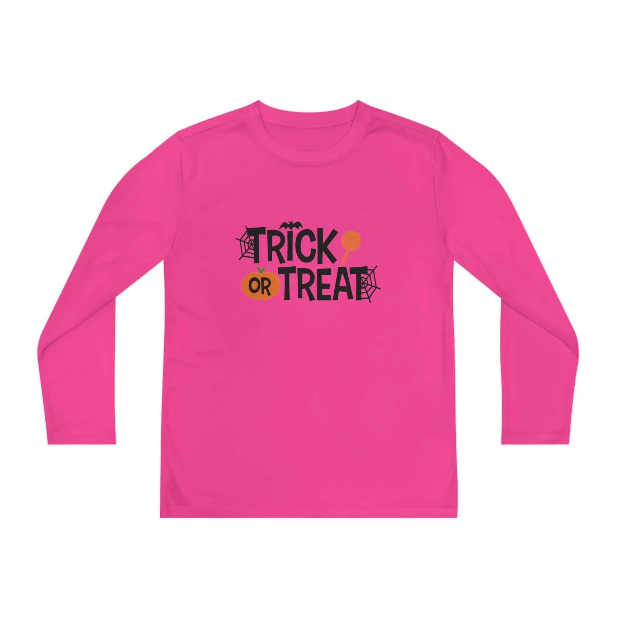 Youth Long Sleeve Trick Or Treat Tee