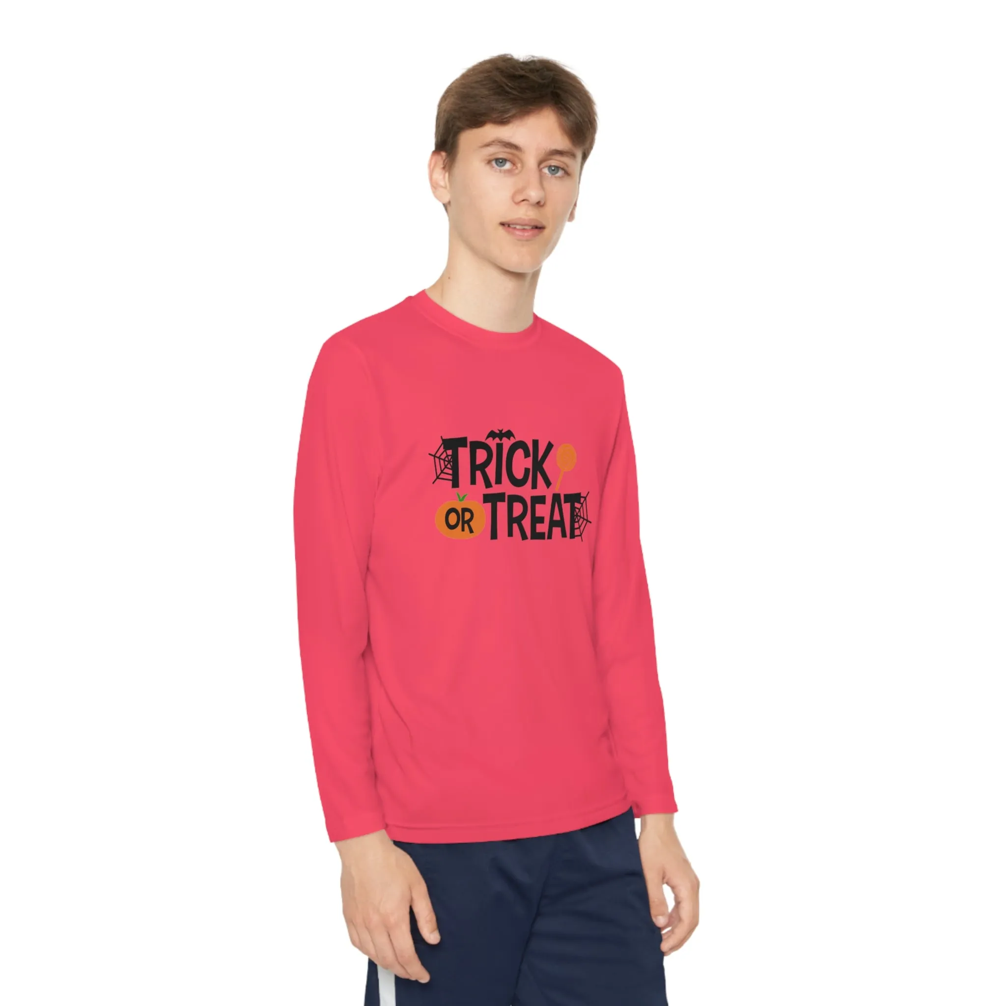 Youth Long Sleeve Trick Or Treat Tee