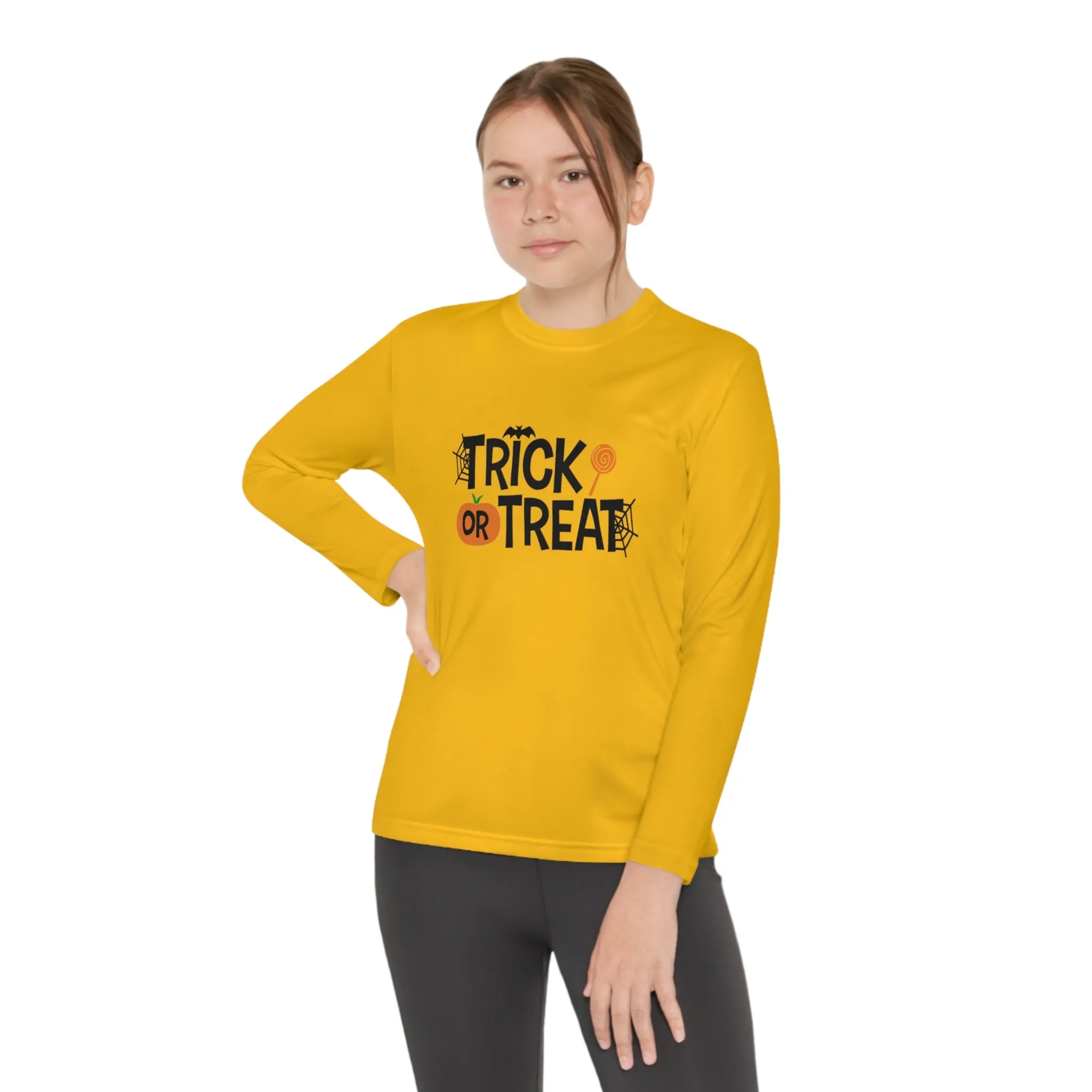 Youth Long Sleeve Trick Or Treat Tee