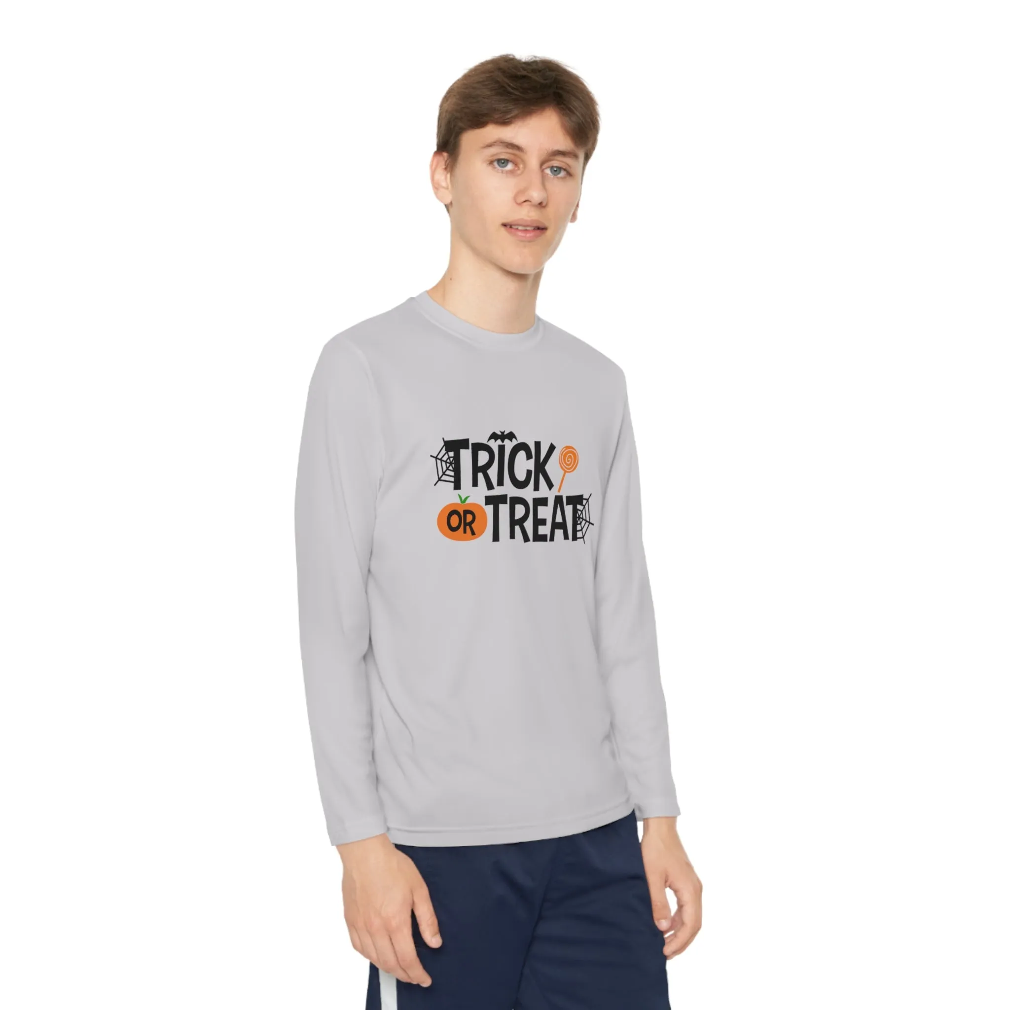 Youth Long Sleeve Trick Or Treat Tee