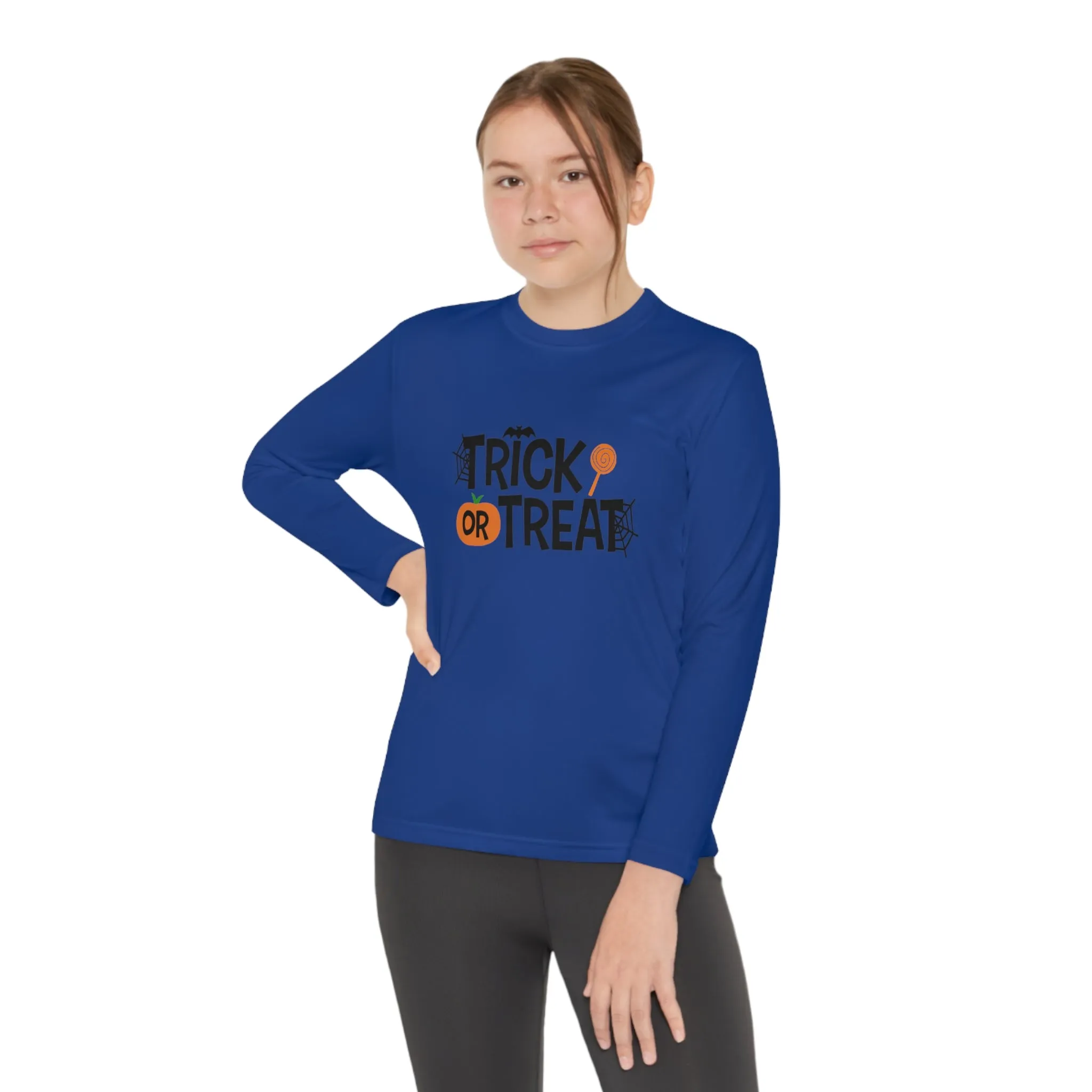 Youth Long Sleeve Trick Or Treat Tee