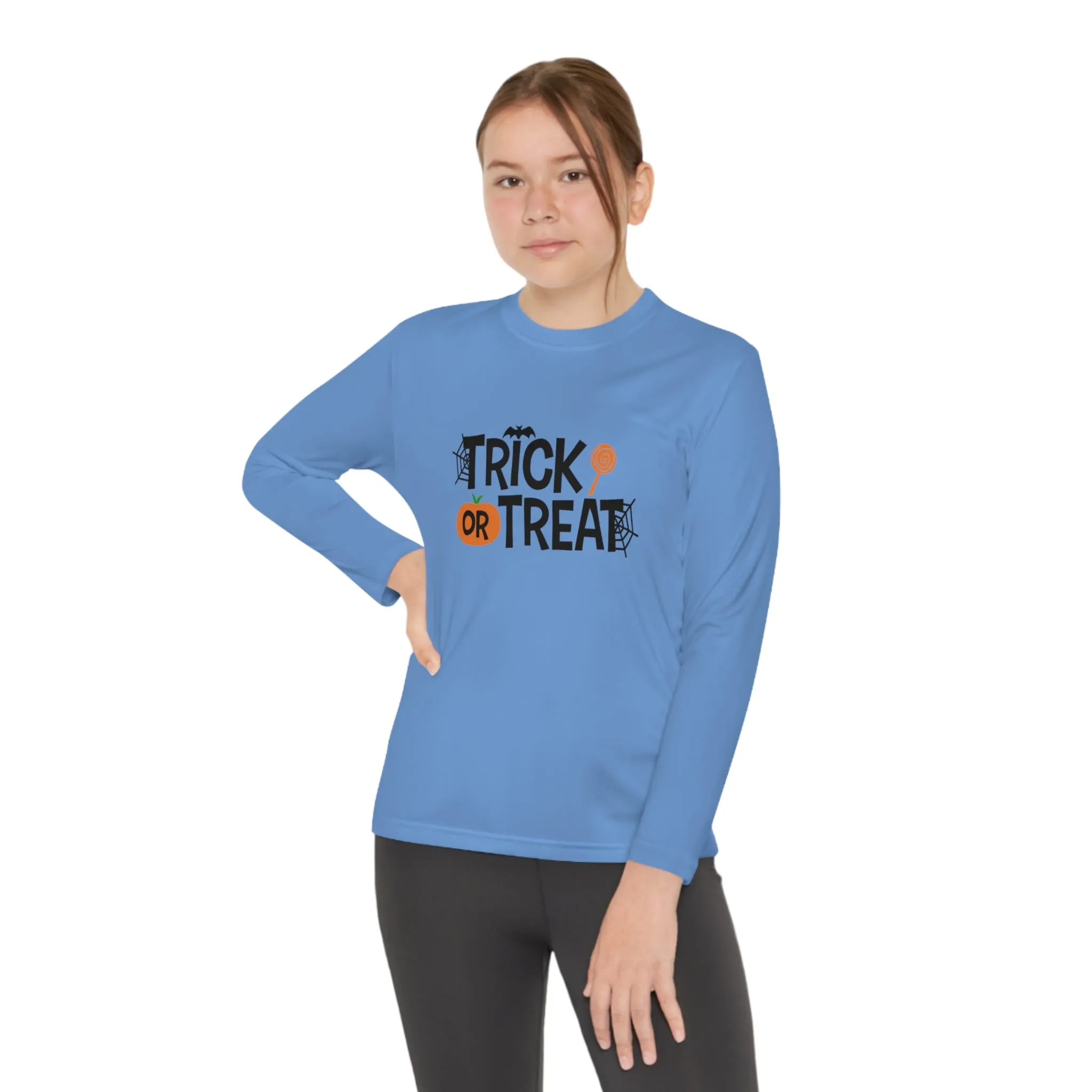 Youth Long Sleeve Trick Or Treat Tee
