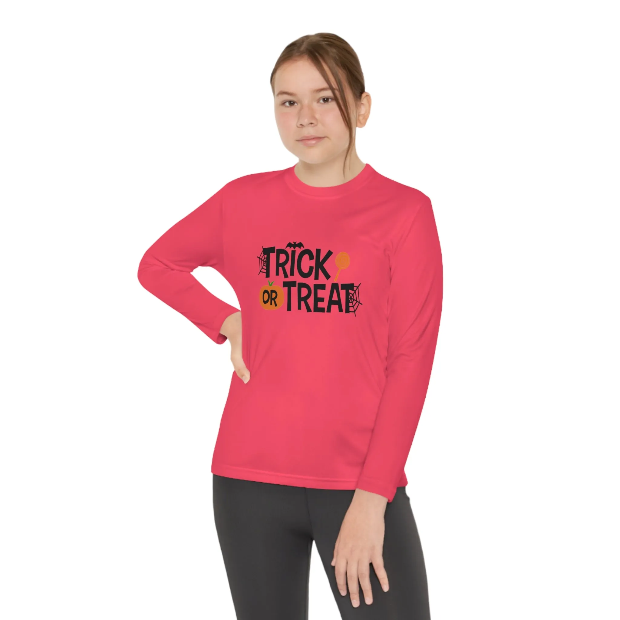 Youth Long Sleeve Trick Or Treat Tee