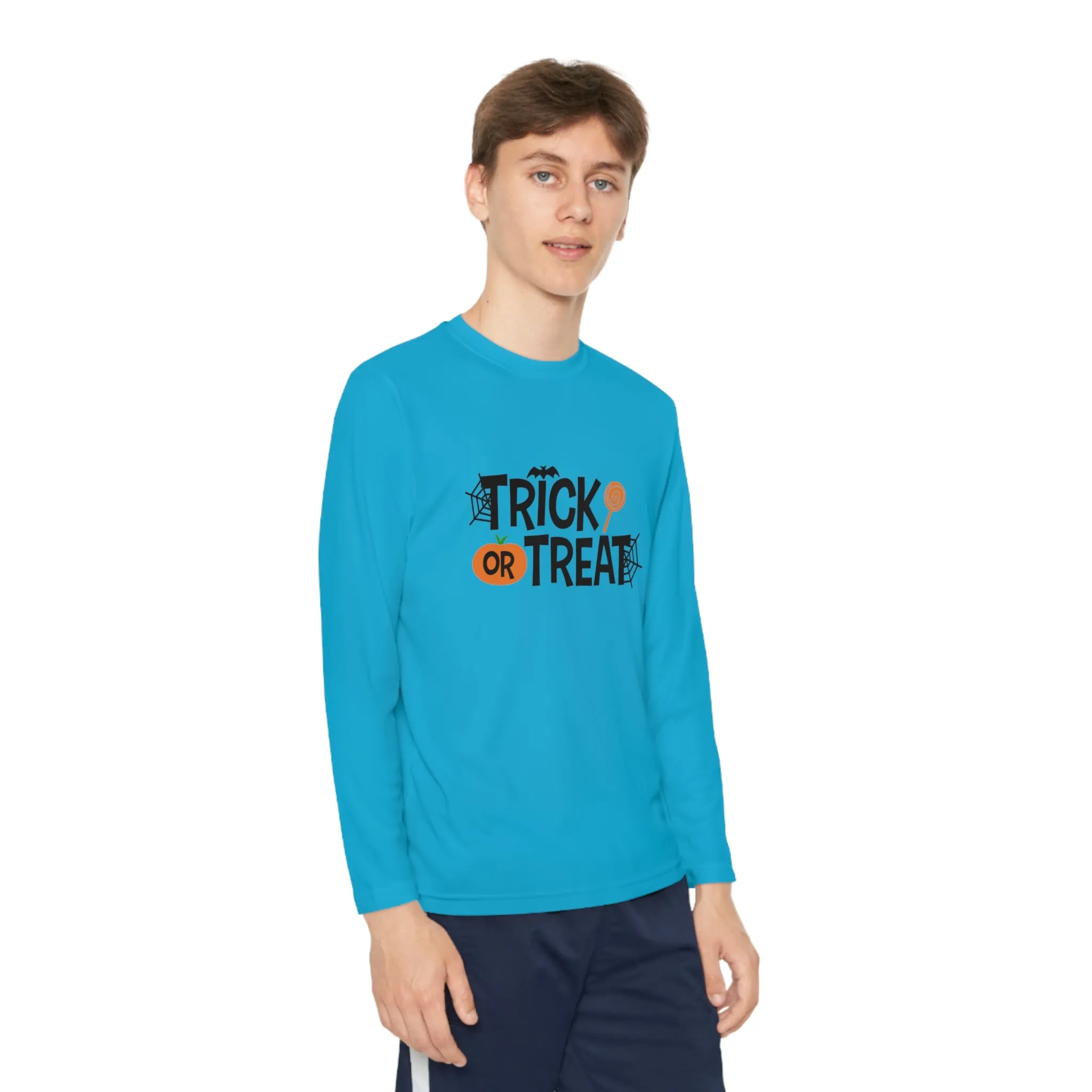 Youth Long Sleeve Trick Or Treat Tee