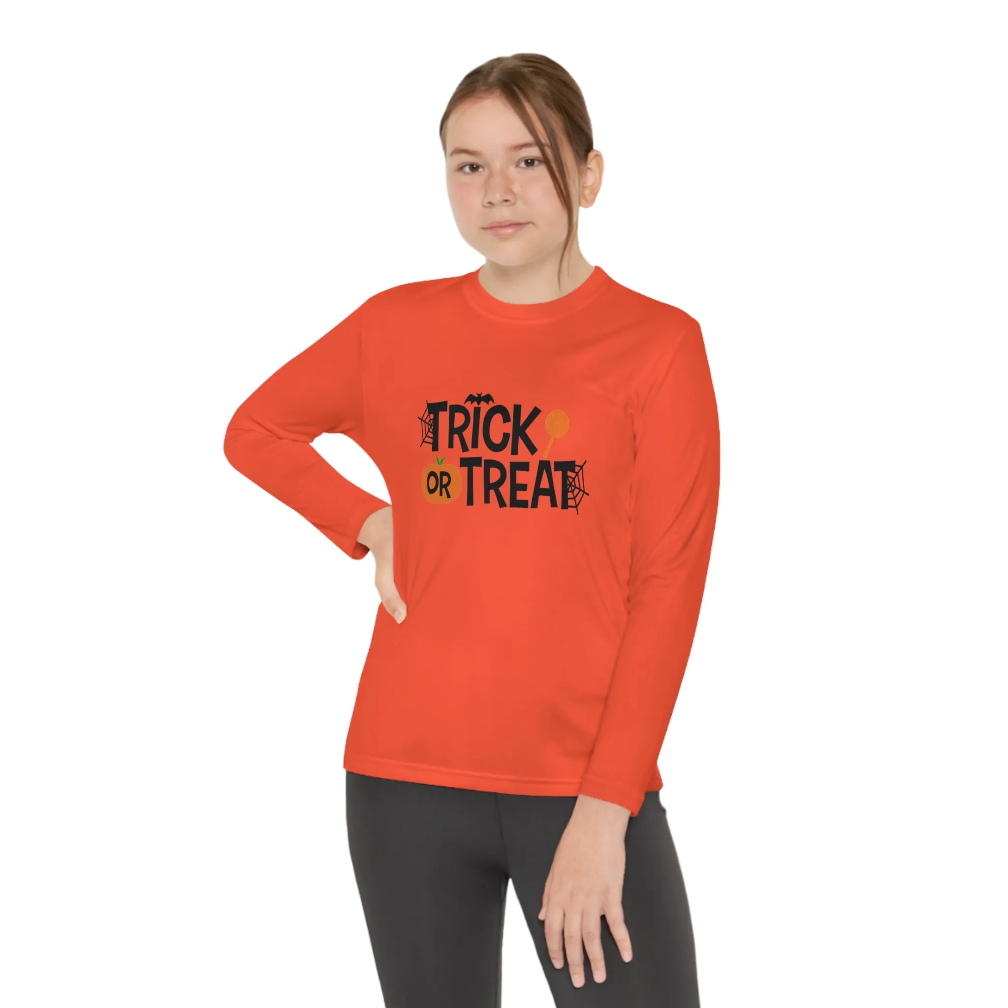 Youth Long Sleeve Trick Or Treat Tee