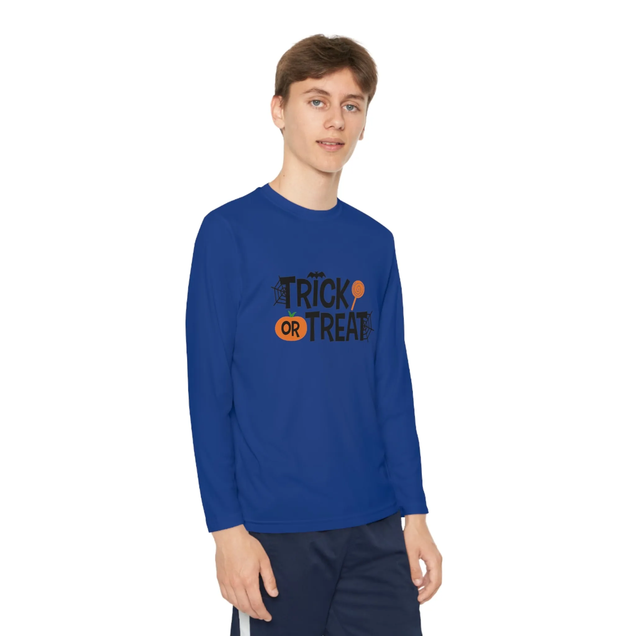 Youth Long Sleeve Trick Or Treat Tee
