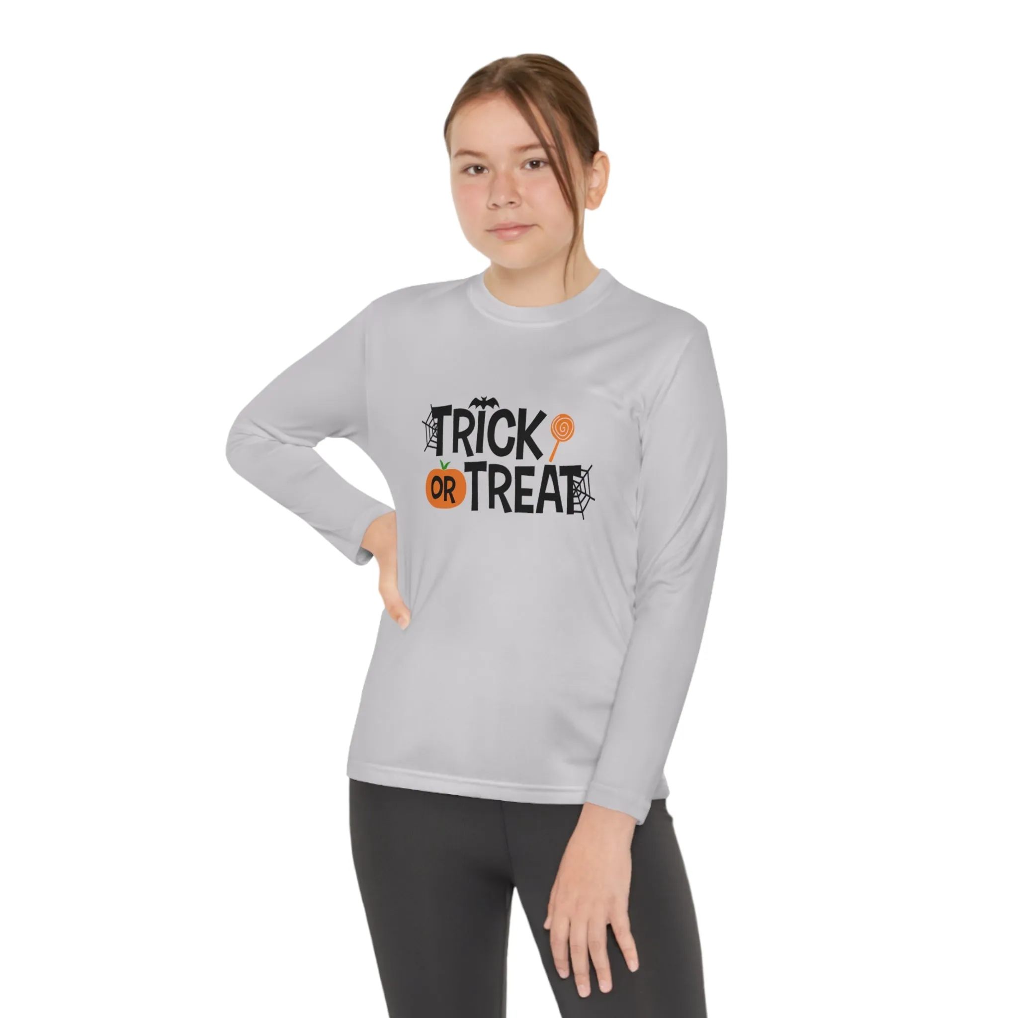 Youth Long Sleeve Trick Or Treat Tee