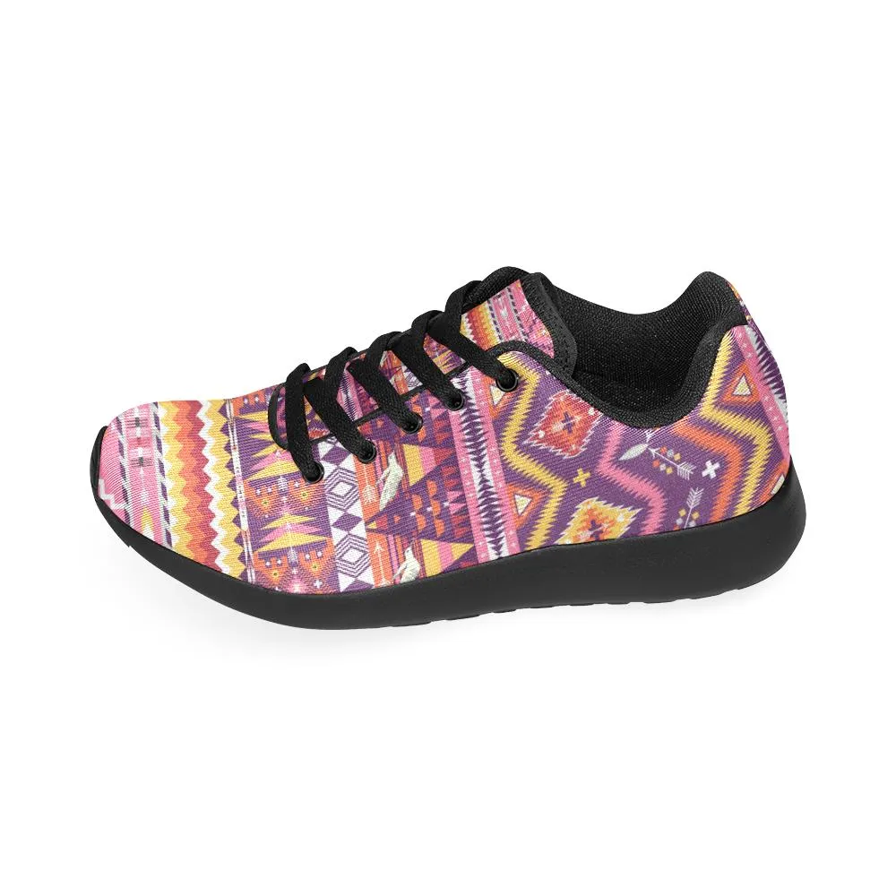 Zenzzle Aztec geometric pattern print on Women's Running shoes Casual Lightweight Athletic Sneakers US size 6-15