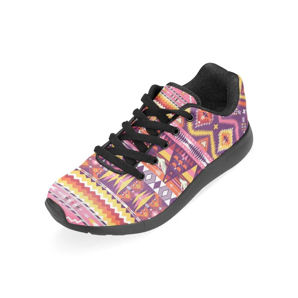 Zenzzle Aztec geometric pattern print on Women's Running shoes Casual Lightweight Athletic Sneakers US size 6-15