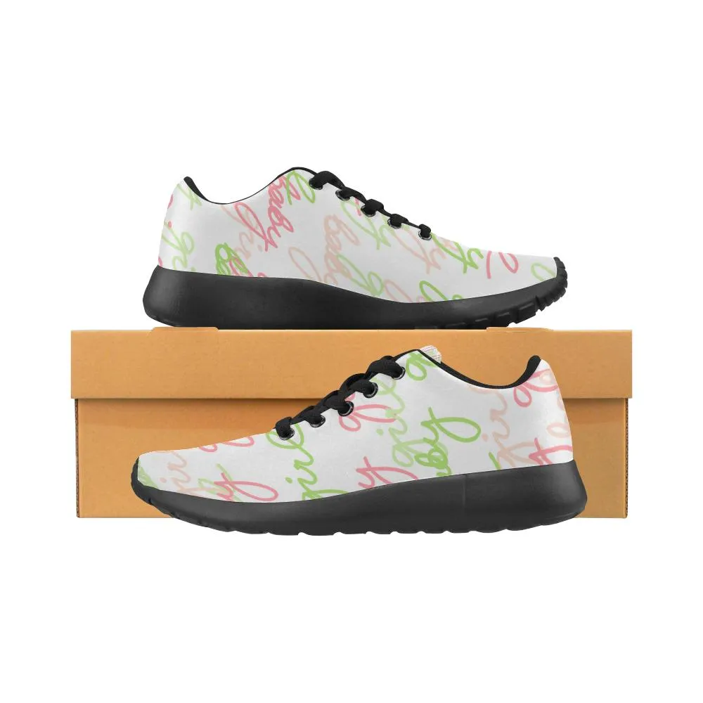 Zenzzle Baby girl pattern print on Women's Running shoes Casual Lightweight Athletic Sneakers US size 6-15