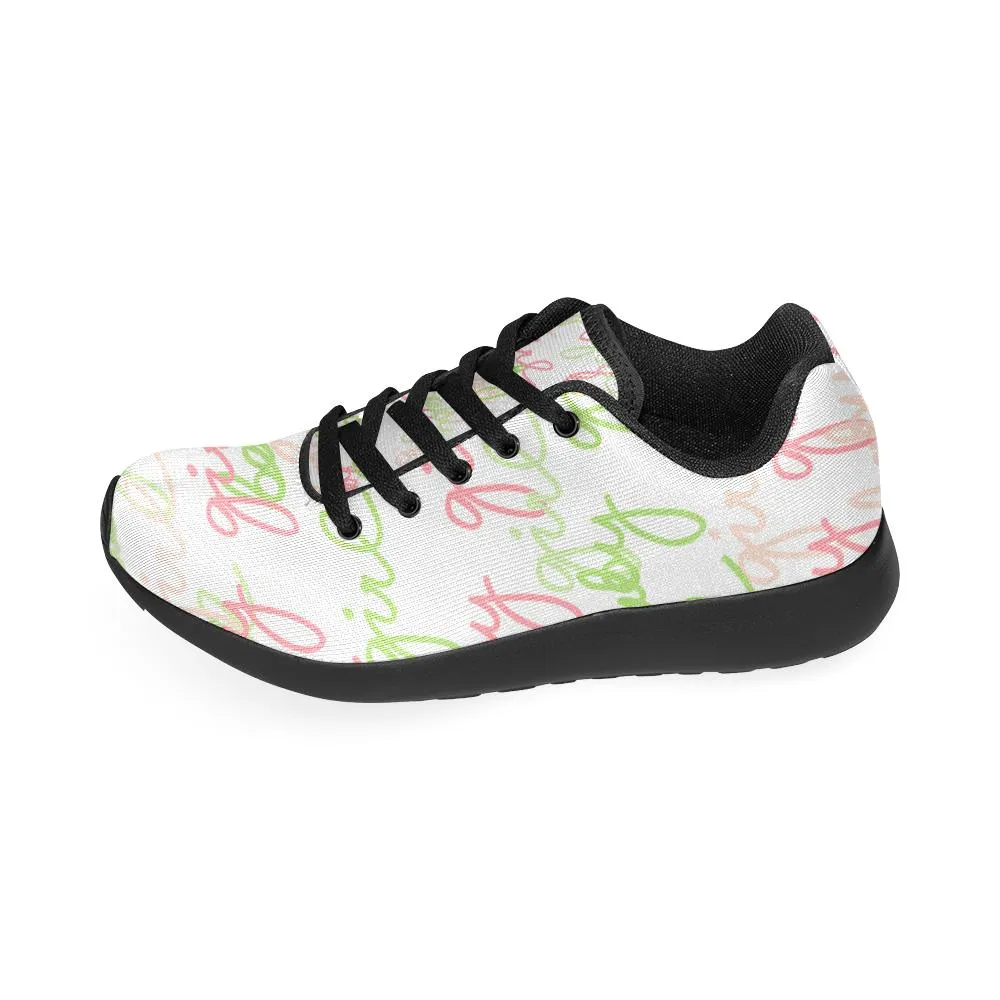 Zenzzle Baby girl pattern print on Women's Running shoes Casual Lightweight Athletic Sneakers US size 6-15