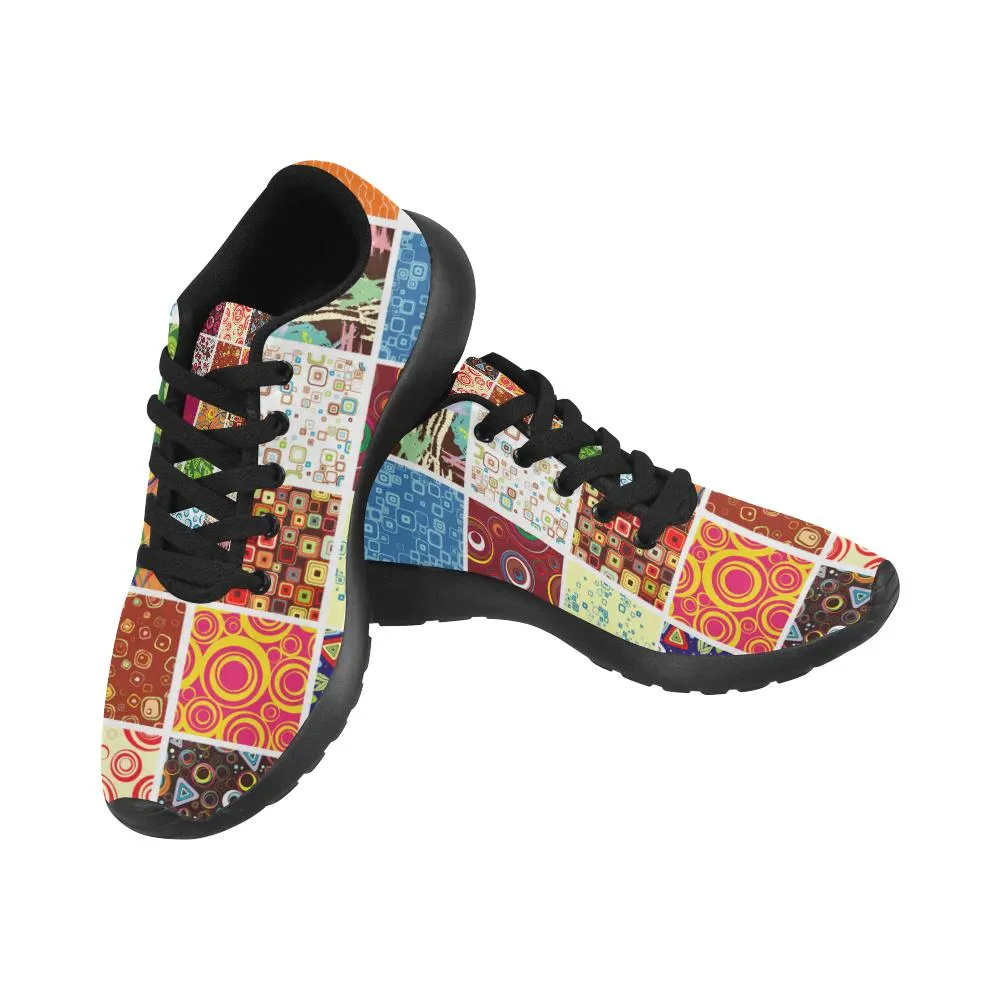 Zenzzle colored set pattern print on Women's Running shoes Casual Lightweight Athletic Sneakers US size 6-15