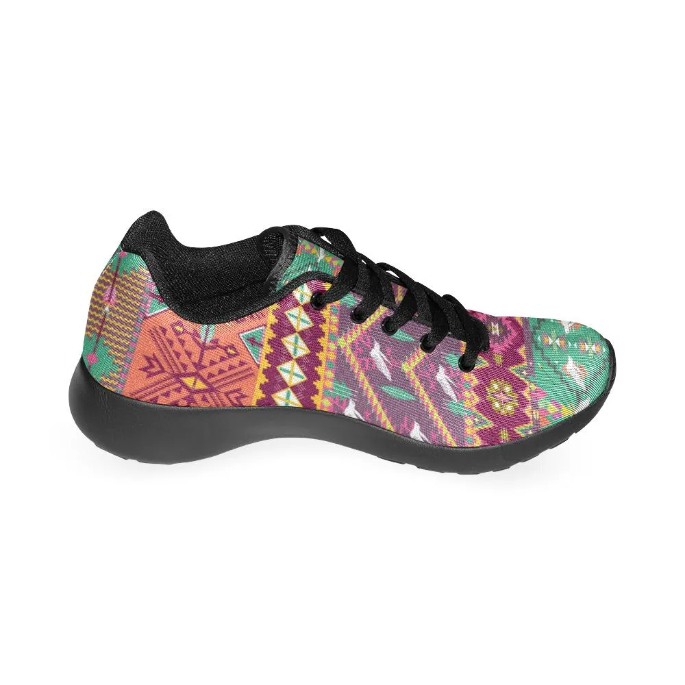 Zenzzle colorful aztec pattern with birds print Women's Running shoes Casual Lightweight Athletic Sneakers US size 6-15