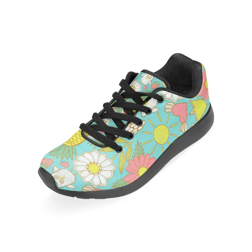 Zenzzle cute doodle pattern print on Women's Running shoes Casual Lightweight Athletic Sneakers US size 6-15
