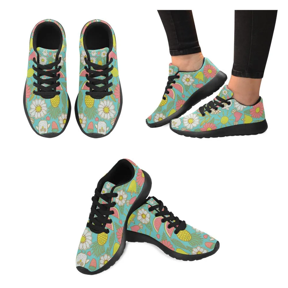 Zenzzle cute doodle pattern print on Women's Running shoes Casual Lightweight Athletic Sneakers US size 6-15