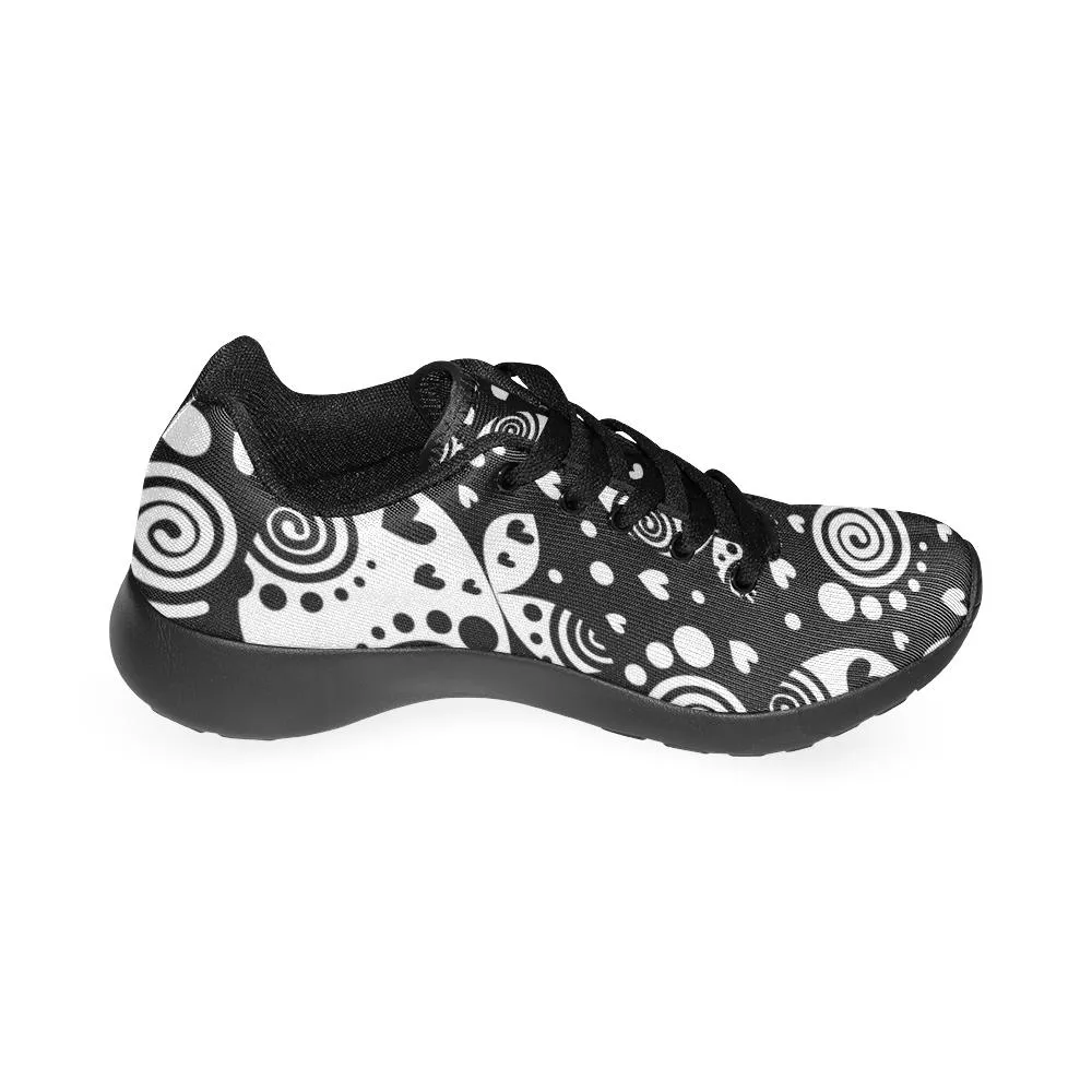Zenzzle graphic illustration pattern print on Women's Running shoes Casual Lightweight Athletic Sneakers US size 6-15