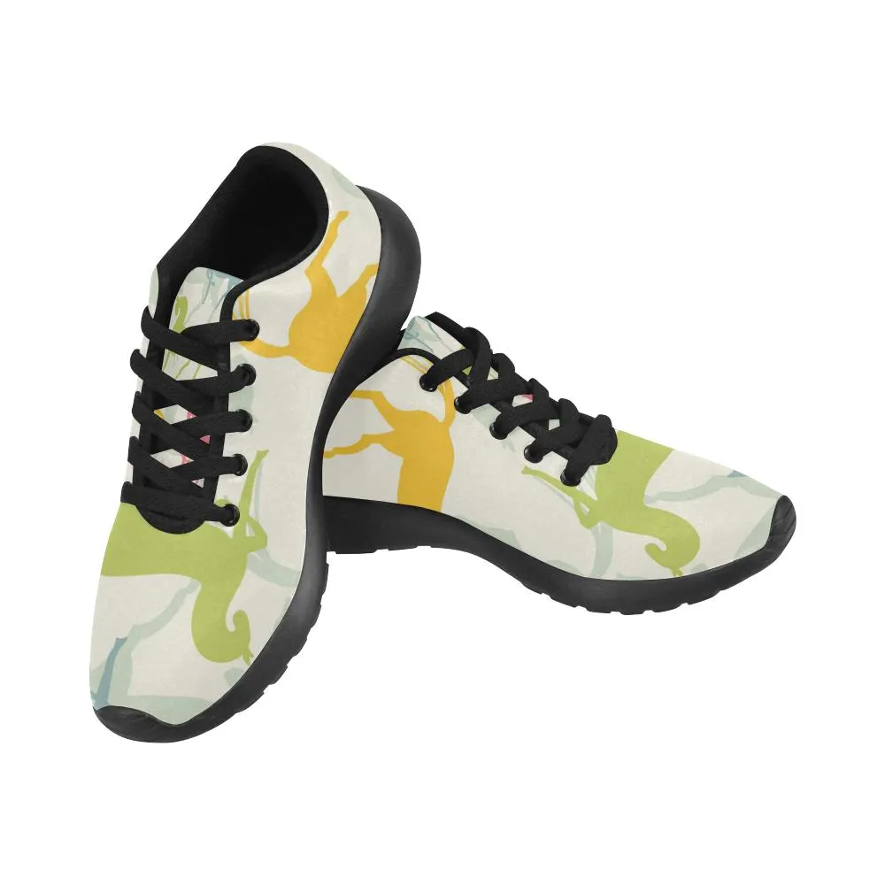 Zenzzle Motley horses pattern print on Women's Running shoes Casual Lightweight Athletic Sneakers US size 6-15