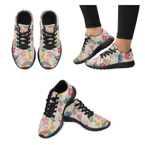 Zenzzle Sweet colorful birds pattern print Women's Running shoes Casual Lightweight Athletic Sneakers US size 6-15